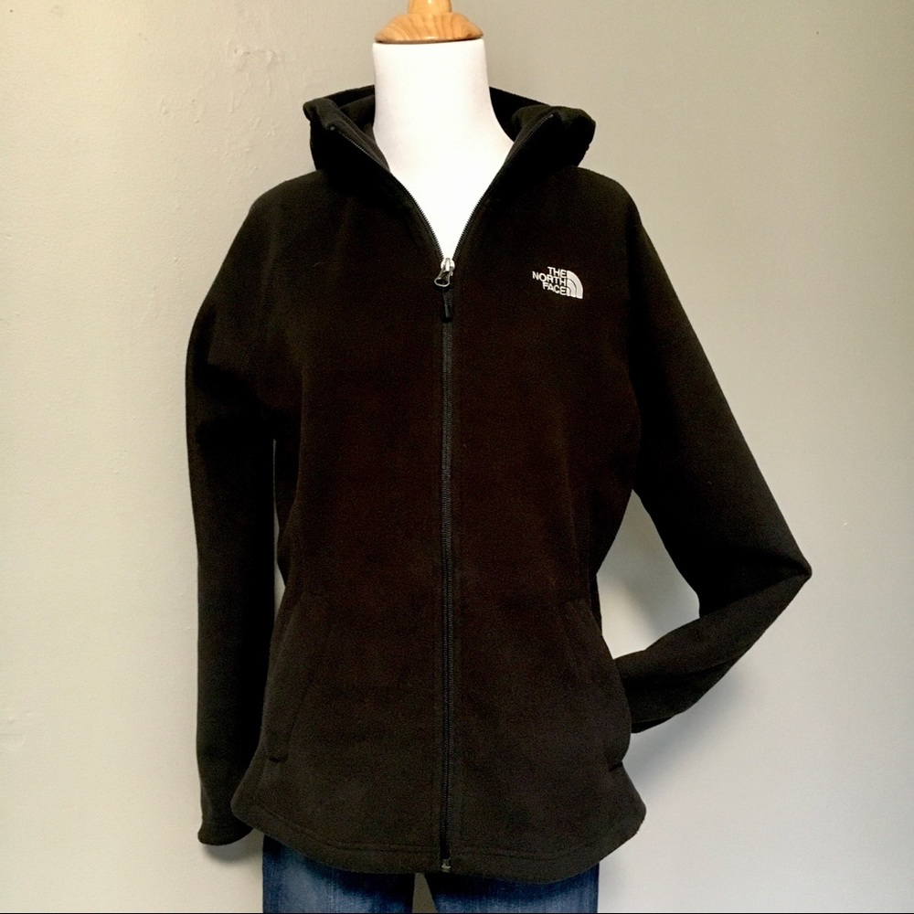 North Face Lightweight Fleece Zip Up with Hood